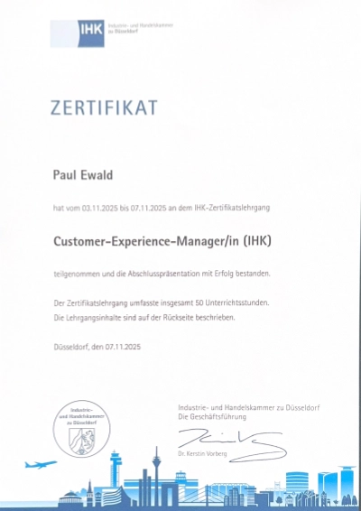 Customer-Experience-Manager (IHK)