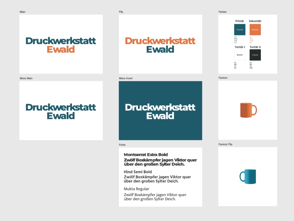 Markenunterlagen und Styleguide – Beispiel einer konsistenten Markenidentität